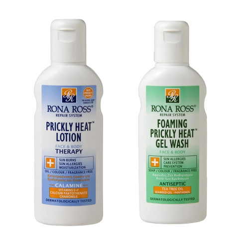 Rona Ross Prickly Heat Duo Pack gel wash and lotion 150ml