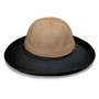 Wallaroo Womens Victoria Two-tone sun hat camel-black