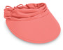 Womens Wallaroo aqua visor cap coral