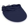 Womens Wallaroo aqua visor cap navy