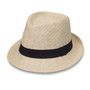 Womens Wallaroo gigi sun hat black ribbon