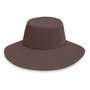 Womens Wallaroo UPF50+ aqua hat mocha