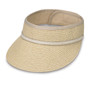 Womens wallaroo bianca cap sports visor natural