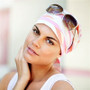 Christine by Wallaroo basic easy head scarf coloured stripes