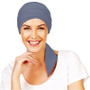 Wallaroo Womens Basic Long Head Scarf indigo