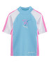 Girls SUn Busters UV Swim Shirt rash-guard mallow