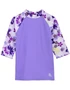 Tuga girls UV swim set Tropical Breeze Agate swim shirt