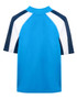 Boys Sun Busters short sleeve UV swim shirt dusk blue back