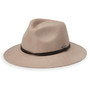 womens wallaroo aspen upf50+ felt hat taupe