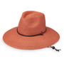 Womens wallaroo petite sanibel upf50+ hat coral