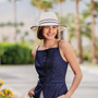 Wallaroo Greenwich women's UPF50 hat lifestyle