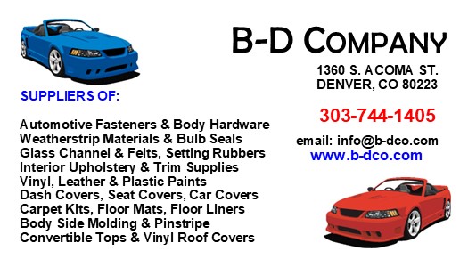 Dash Covers - Carpet - B-D Company