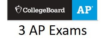 Student is enrolled in three AP Courses
