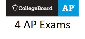 Student is enrolled in four AP Courses