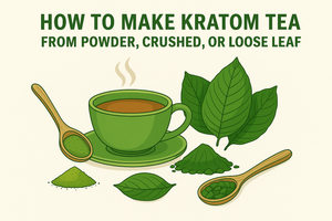 How to Make Kratom Tea From Powder, Crushed, or Loose Leaf