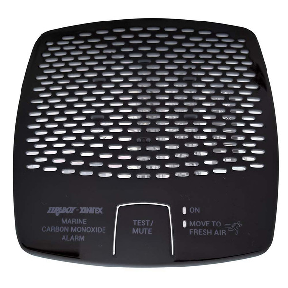 Fireboy-Xintex CO Alarm 12\/24V DC w\/Interconnect - Black [CMD6-MDR-BR]