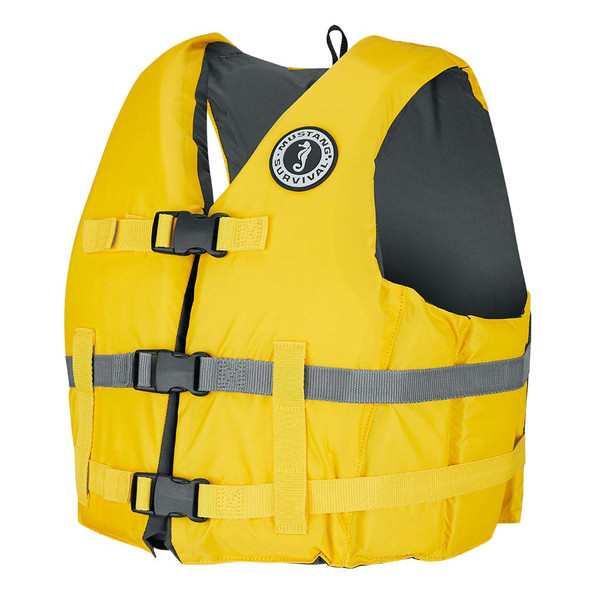 Mustang Livery Foam Vest - Yellow - Medium\/Large [MV701DMS-25-M\/L-216]