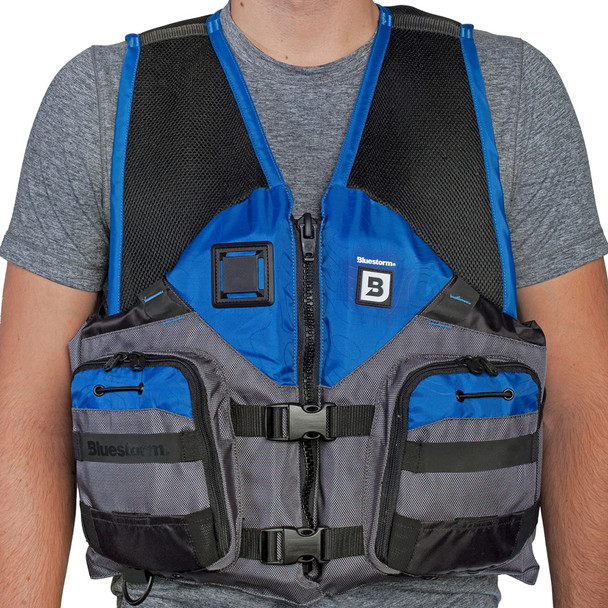 Bluestorm Sportsman Adult Mesh Fishing Life Jacket - Deep Blue - L\/XL [BS-105-BLU-L\/XL]