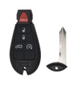 New Aftermarket Dodge Key Fob Replacement 5 Button Remote Start IYZ-C01C w/ Keyless Go