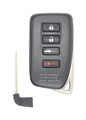 2020-2024 Lexus RC 300 OEM 4 Button Key Fob Front View