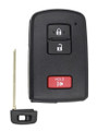 2019-2022 Toyota Sequoia OEM 3 Button Key Fob HYQ14FBA 281451-2110 AG Front View