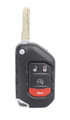 Unrefurbished Jeep OHT1130261 4 Button Key Fob - Grade C