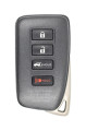 Unrefurbished OEM Lexus 281451-2110 Hybrid HYQ14FBA 4 Button Key Fob - Grade A