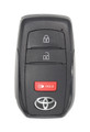 Unrefurbished OEM Toyota 8990H-47130 HYQ14FBX 3 Button Key Fob - Grade A