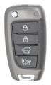 Unrefurbished OEM Hyundai SY5IGRGE04 4 Button Key Fob - Grade A