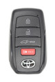 Unrefurbished OEM Toyota 231451-3041 HYQ14FBX 4 Button Key Fob - Grade A