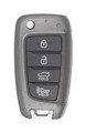 Unrefurbished OEM Hyundai 95430-AA100 NYOMBEC4TX2004 4 Button Key Fob - Grade A