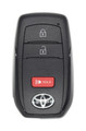 Unrefurbished OEM Toyota 231451-2561 G HYQ14FBW 3 Button Key Fob - Grade A