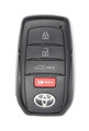 Unrefurbished OEM Toyota HYQ14FBW 4 Button Key Fob w/ Trunk Release - Grade C