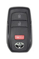 Unrefurbished OEM Toyota 231451-3041 HYQ14FBX 3 Button Key Fob - Grade C