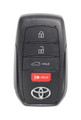 Unrefurbished OEM Toyota Crown HYQ14FBX 4 Button Key Fob w/ Trunk Release - Grade C