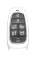 Unrefurbished OEM Hyundai 95440-N9062(NX4) TQ8-FOB-4F28 7 Button Key Fob - Grade A