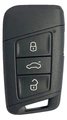 Unrefurbished OEM Volkswagen KR5FS14 T 4 Button Key Fob - Grade A
