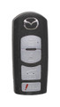Unrefurbished OEM Mazda TEY1-67-5RY WAZX1T763SKE11A04 4 Button Key Fob - Grade C
