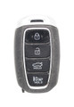 Unrefurbished OEM Hyundai 95440-AA100 NYOMBEC4FOB2004 4 Button Key Fob - Grade C