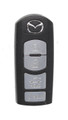 Unrefurbished OEM Mazda GJY9-67-5DY | GJY9-67-5RY WAZSKE13D01 4 Button Key Fob - Grade C