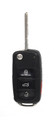 Unrefurbished OEM Volkswagen 5K0 837 202 AE NBG010180T 4 Button Key Fob - Grade A