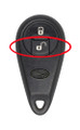 2004-2010 Subaru Outback OEM 2 Button Key Fob | Japan Front View
