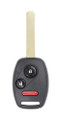 2010-2014 Honda Insight OEM 3 Button Key Fob Front View