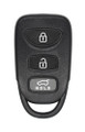 2012-2017 Hyundai Veloster OEM 4 Button Key Fob Front View