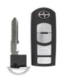 2016 Scion iA OEM 4 Button Key Fob Front View