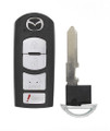 2010-2015 Mazda CX-9 OEM 4 Button Key Fob Front View