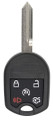 2011-2015 Ford Explorer OEM 5 Button Remote Head Key Fob Front View