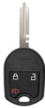 2011 Ford Ranger OEM 3 Button Remote Head Key Fob Front View