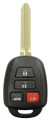 2014-2016 Toyota Highlander OEM 4 Button Key Fob w/ H Chip Front View