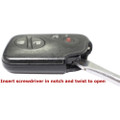 2005-2011 Lexus ES350 OEM 4 Button Key Fob HYQ14AAB How to Open View